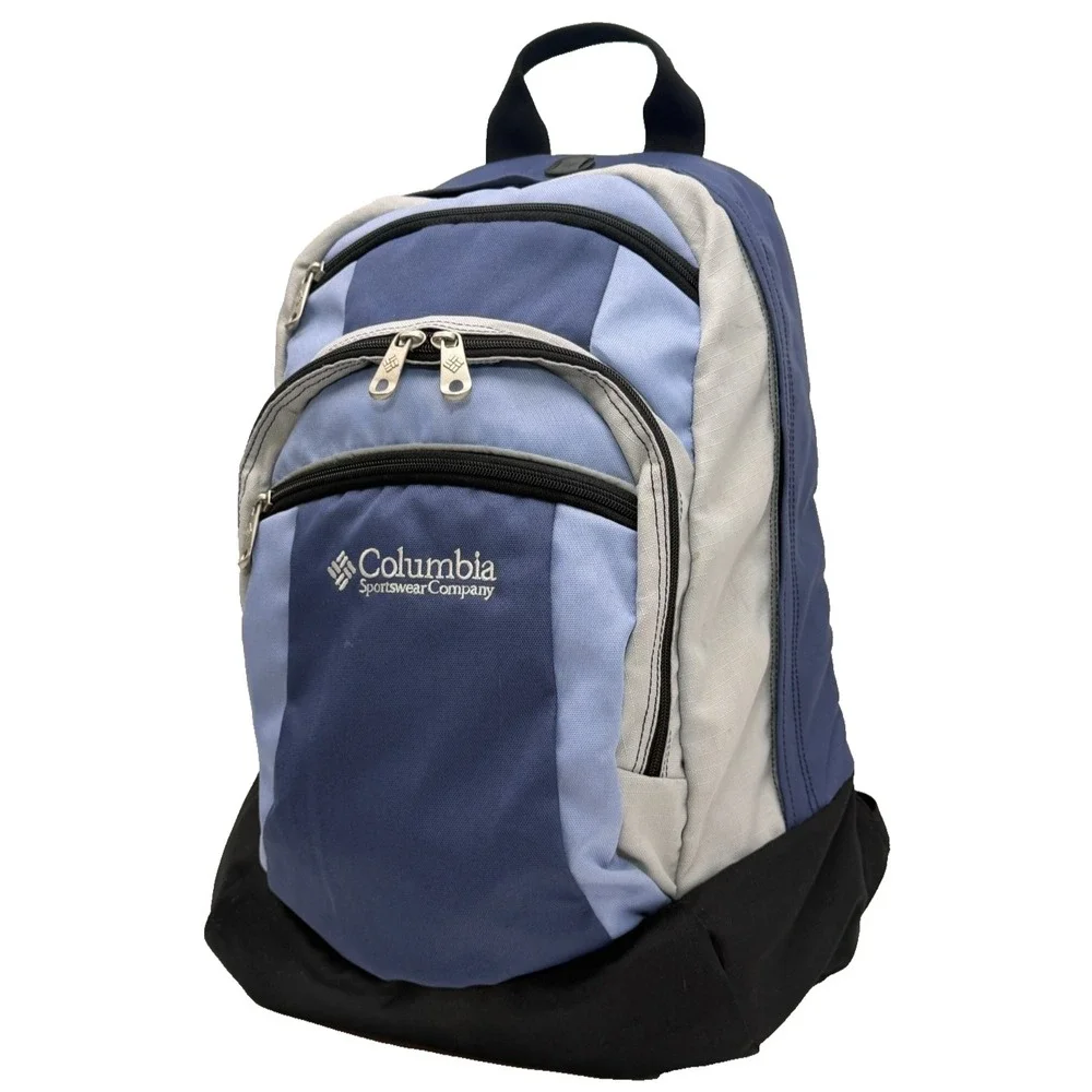 Columbia Class Carrier Backpack Blue Grey School Organizer Daypack C8022-577